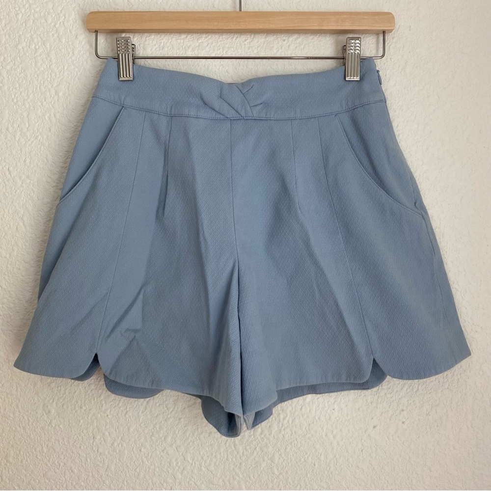 Apuweiser-Riche light blue high waist petal shorts size 1 / XS